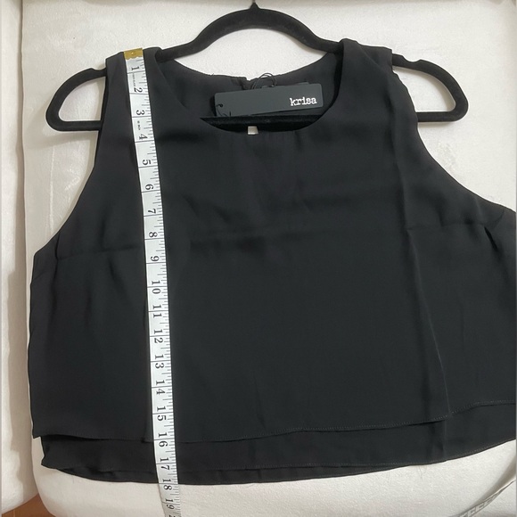 NWT Revolve Krisa in Black Sleeveless Top Size L - Picture 3 of 6
